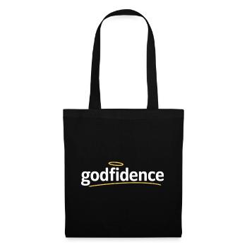 Godfidence Trust in God Christian Faith - Tote Bag - black - Front