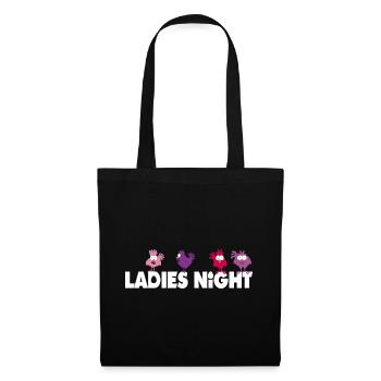 Ladies Night - Bachelorette Party - Tote Bag - black - Front