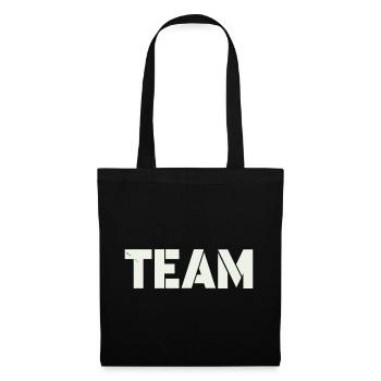 Équipe - Sac en tissu - noir - Devant