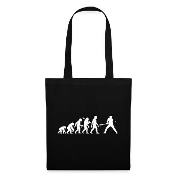 Baseball Evolution Baseball Player Batsman - Tote Bag - black - Front
