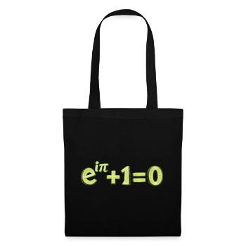 Euler-Identität Gurken-Mathematik - Stoffbeutel - Schwarz - Vorne