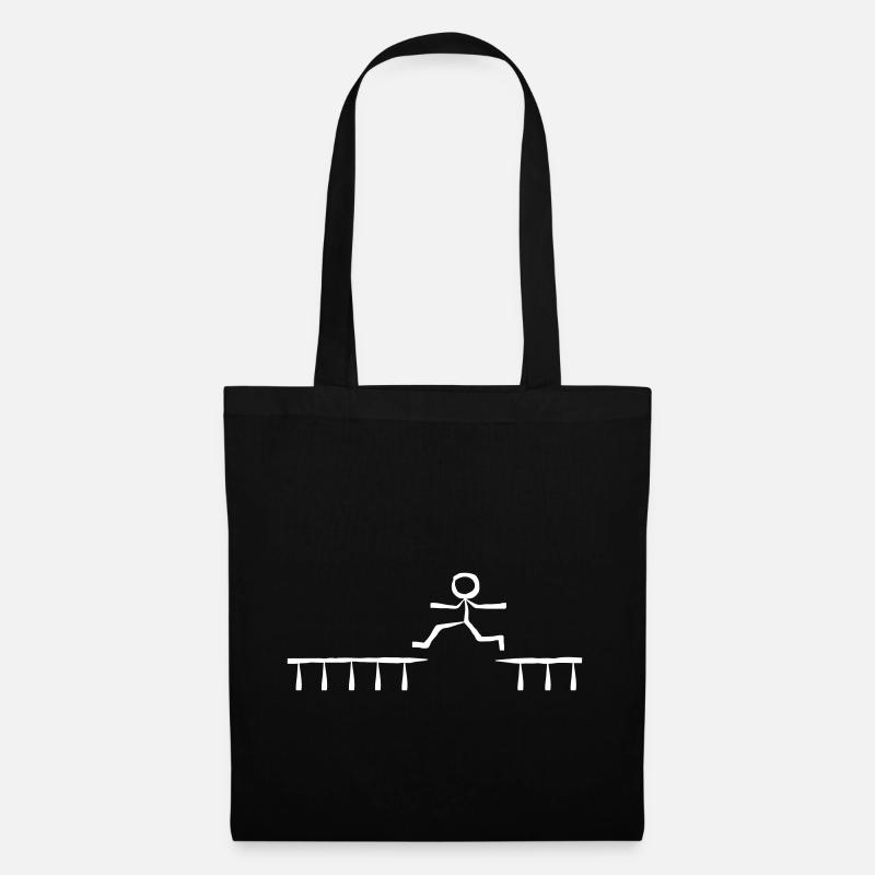 SpringerSprinter - Sauter sur le pont - Sac en tissu - noir
