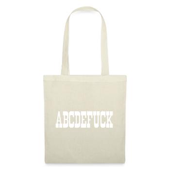 abcdefuck - Stoffbeutel - Natur - Vorne