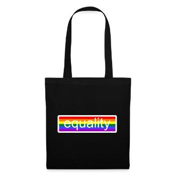 Equality - Stoffbeutel - Schwarz - Vorne