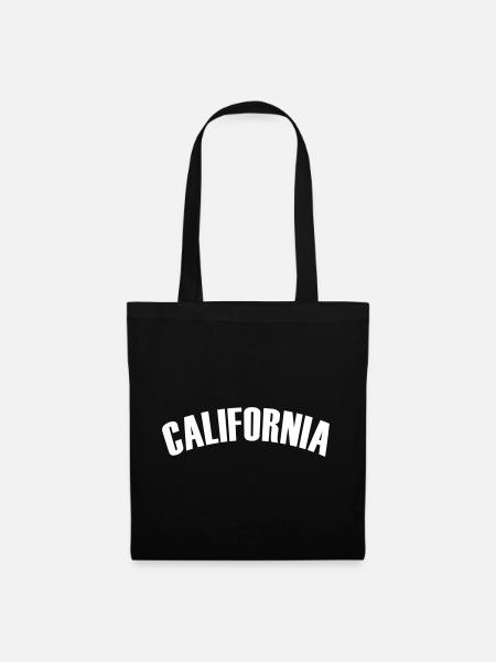 california shirt - Stoffbeutel - Schwarz