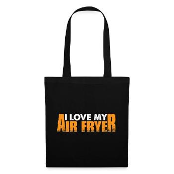 I Love My Air Fryer 7 - Stoffbeutel - Schwarz - Vorne