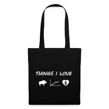 La Bourse - Sac en tissu - noir - Devant