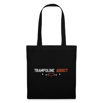 Trampoline addict - Tote Bag - black - Front