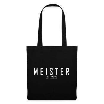 Master est. 2026 - Sac en tissu - noir - Devant