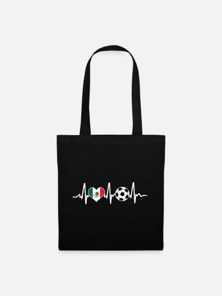 Mexico Fussball - Stoffbeutel - Schwarz