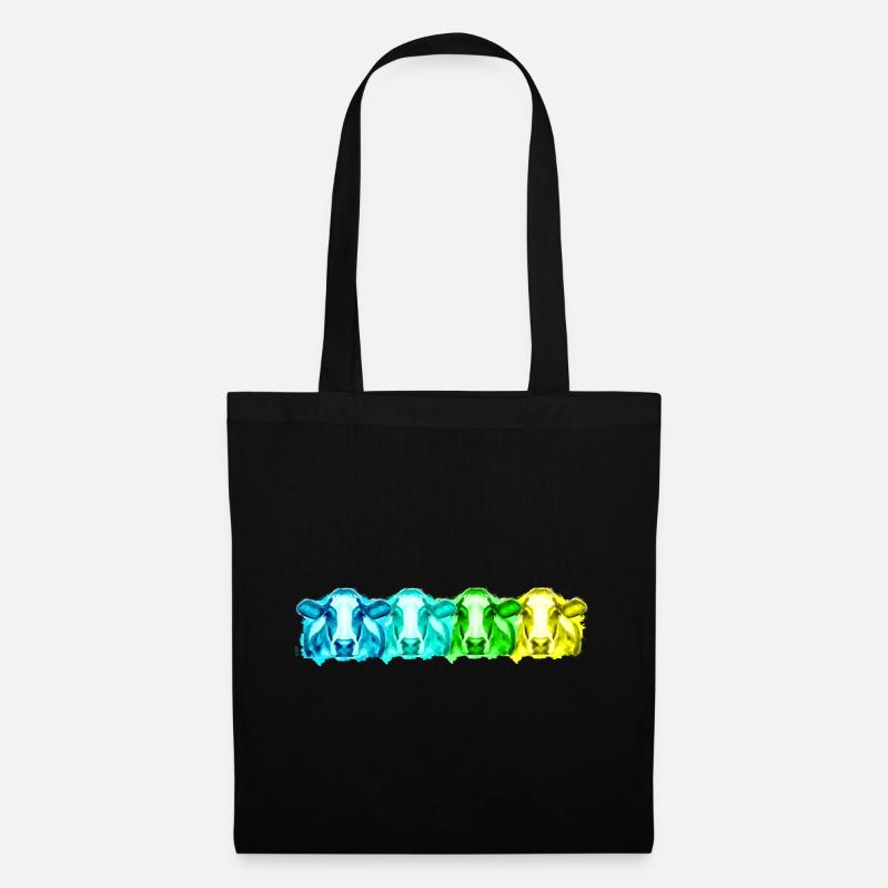 Cow cows - Tote Bag - black
