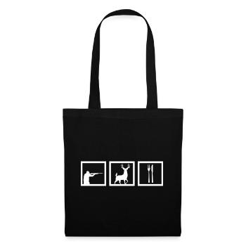 Hunter Huntress Hunting Hunting Hunting Hunting Hunter Hunt - Tote Bag - black - Front