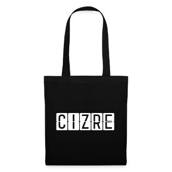 Panneau Aéroport de Cizre - Sac en tissu - noir - Devant