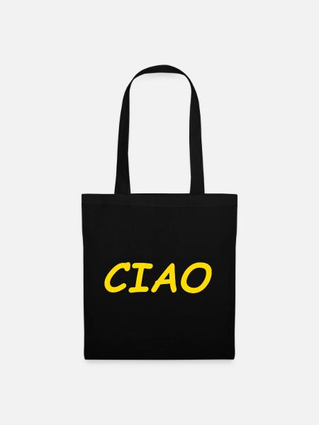 CIAO - Stoffbeutel - Schwarz