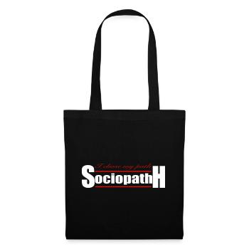 Soziopath - Stoffbeutel - Schwarz - Vorne