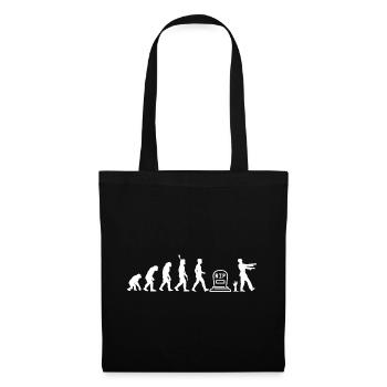 Zombie Evolution RIP Zombi - Sac en tissu - noir - Devant