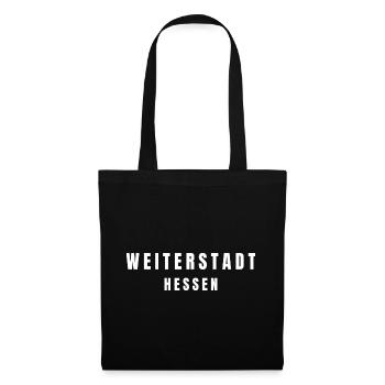 Weiterstadt, Hesse - Sac en tissu - noir - Devant