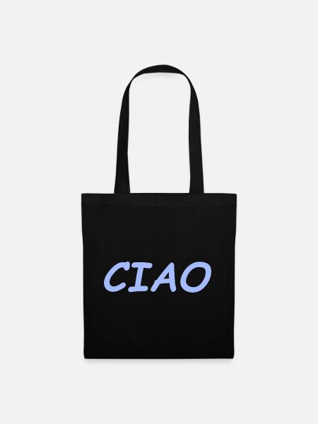 CIAO - Stoffbeutel - Schwarz