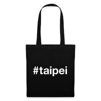 Taipei Taiwan Hashtag - Tote Bag - black - Front