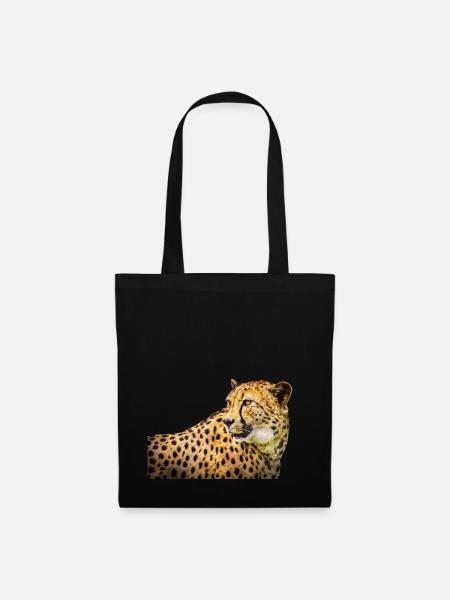 Gepard - Stoffbeutel - Schwarz