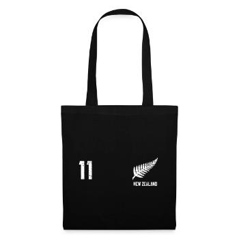 nouvelle-Zélande - Sac en tissu - noir - Devant