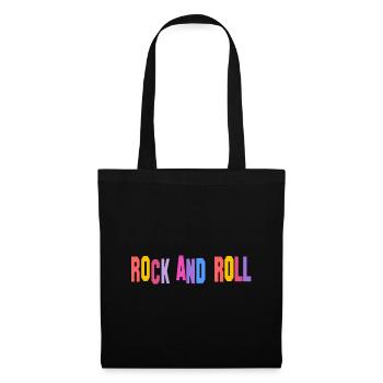 Rock and roll - Sac en tissu - noir - Devant
