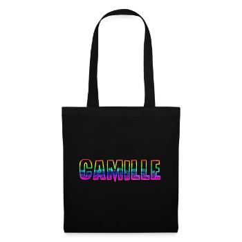 camille rs arc-en-ciel - Sac en tissu - noir - Devant