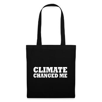 Climate changed me - Stoffbeutel - Schwarz - Vorne