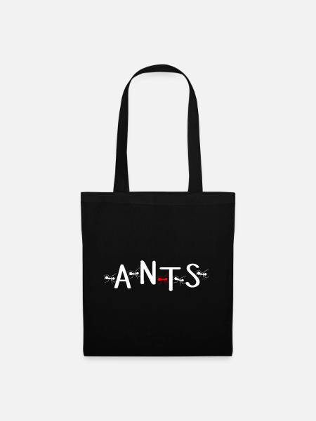 ameise ameisensammler cooler ameisen spruch ant - Stoffbeutel - Schwarz