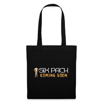 Six Pack à venir 19 - Sac en tissu - noir - Devant
