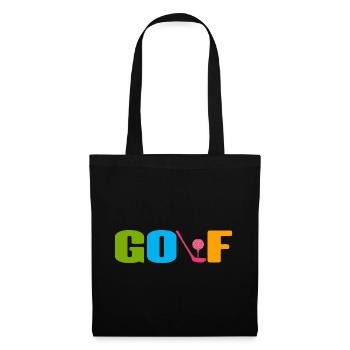 Golf Golfer - Tote Bag - black - Front