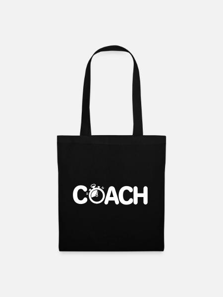 Coach vous allez mouiller le maillot coaching - Sac en tissu - noir