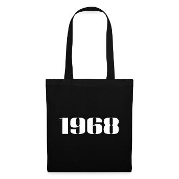 1998 - Cadeau né en 1998 - Sac en tissu - noir - Devant