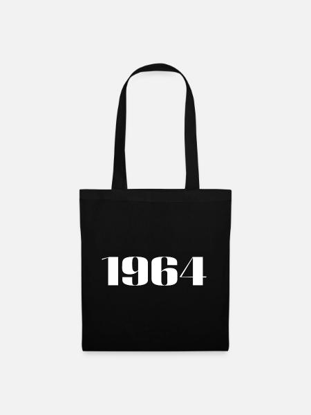 1964 - Cadeau né en 1964 - Sac en tissu - noir