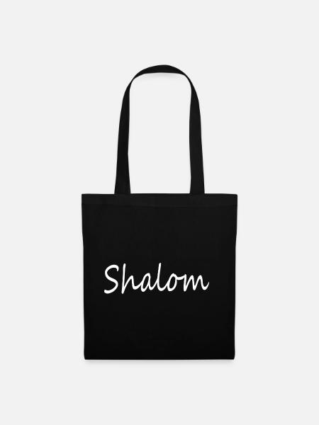 Shalom - Tote Bag - black