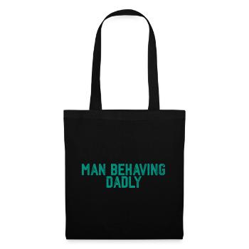 Homme Se Comportant Papa 3 - Sac en tissu - noir - Devant