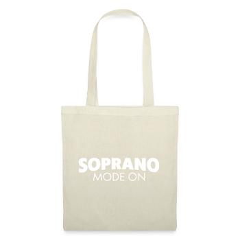 Mode soprano activé - Sac en tissu - nature - Devant