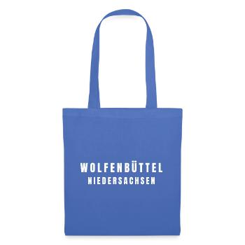 Wolfenbüttel, Basse-Saxe - Sac en tissu - bleu pâle - Devant