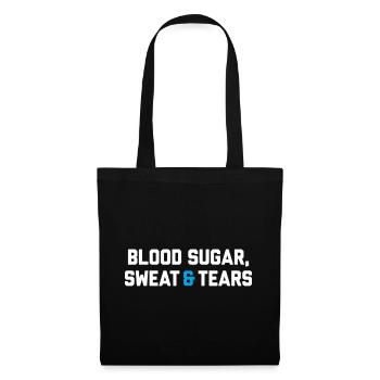 Diabetes Blood Sugar Sweat And Tears - Tote Bag - black - Front