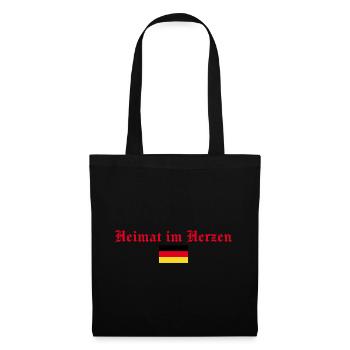 Home in the heart of Germany Germans - Tote Bag - black - Front