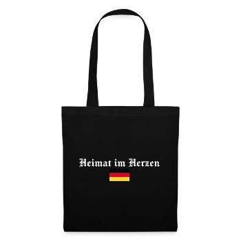 Home in the heart of Germany Germans - Tote Bag - black - Front
