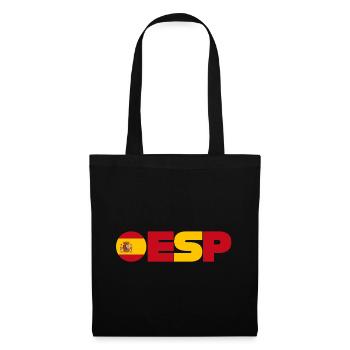 Espagne - Sac en tissu - noir - Devant