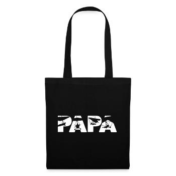 Papa Hang Glider Pilot Musical Silhouette Slogan - Tote Bag - black - Front