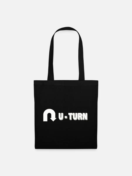 U-TURN - Stoffbeutel - Schwarz
