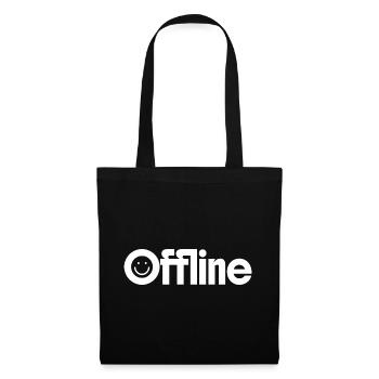 Offline - Tote Bag - black - Front