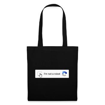I'm not a robot - Tote Bag - black - Front