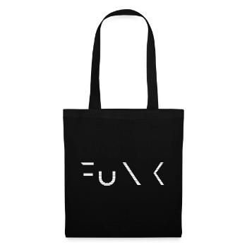 Funk Design Minimaliste pour concert et festival - Sac en tissu - noir - Devant