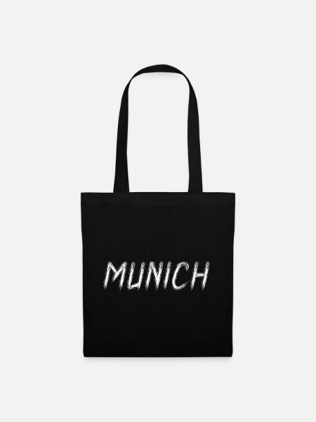 Munch Brush White - Stoffbeutel - Schwarz