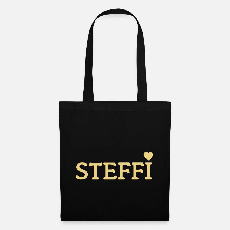 steffi_1 - Stoffbeutel - Schwarz