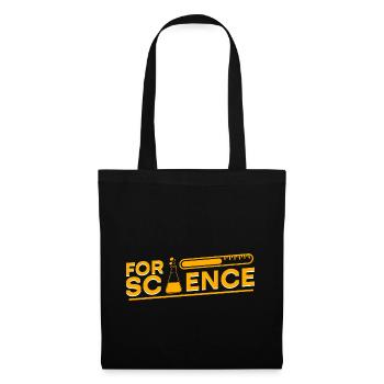 Wissenschaft - Stoffbeutel - Schwarz - Vorne